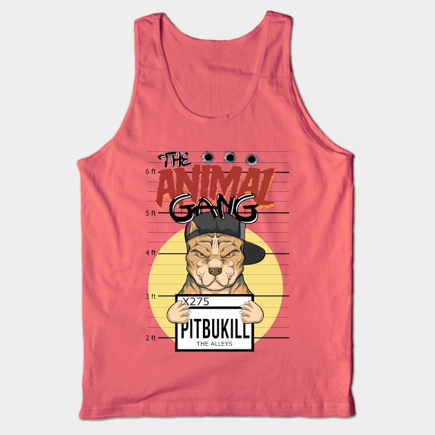 the animal gang Tank Top by the house of parodies